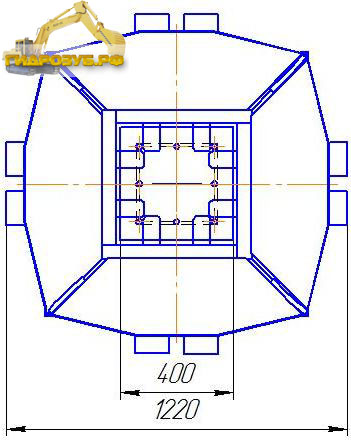 Установка для срезки свай квадратного сечения с центральной арматурой - фото 8